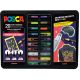 POSCA Marker UNI Case Groovy Colors 20x