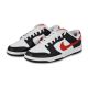 3. Nike Dunk Low Retro Men's Sneakers Black/White/Red - FB3354-001
