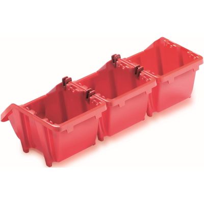 13. BINEER SHORT WORKSHOP BIN SET 8 PCS RED KISTENBERG