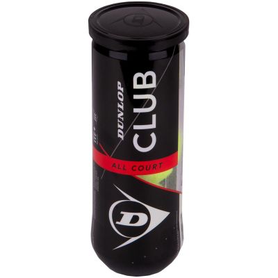 4. DUNLOP CLUB TENNIS BALLS SET OF 3