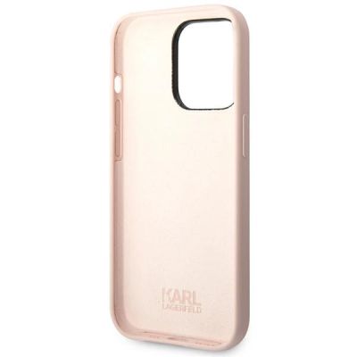 7. Karl Lagerfeld KLHCP14XSLCTPI iPhone 14 Pro Max 6.7 "hardcase light pink / light pink Silicone Choupette Body