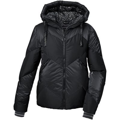 Killtec KSW 100 Women's Hooded Quilted Winter Ski Jacket Black (42036/200)