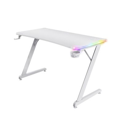 TRUST GXT 709W LUMINUS RGB WHITE Gaming Desk