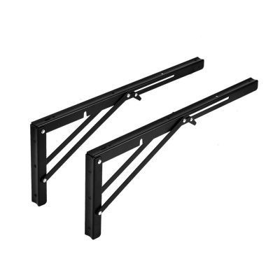 10. MACLEAN FOLDING WALL SHELF BRACKET MACLEAN FOLDING WALL SHELF BRACKET, MIN 300MM, MAX 600MM, MAX 50KG, 2 PIECES, M