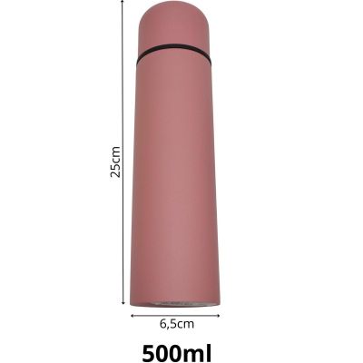 10. TRAVEL THERMOS 500ML EXCELLENT HOUSEWARE PINK