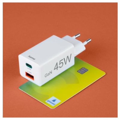 13. Hama 00201993 Mobile Charger Mobile Phone, Laptop, Smartphone, Tablet White Alternating Current Fast Charging Internal