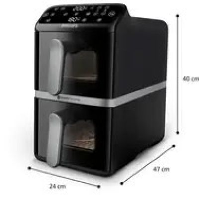 20. Philips 4000 Series NA461/00 Ovi Stacked Dual Basket – 4000 Series