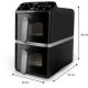 20. Philips 4000 Series NA461/00 Ovi Stacked Dual Basket – 4000 Series