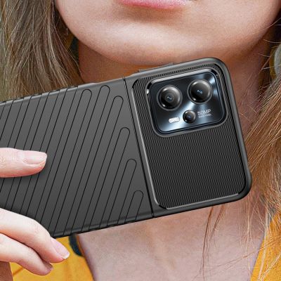 5. Thunder Case case for Motorola Moto G13 silicone armor case black
