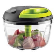 KOHE Vegetable Chopper, 3 Blades, 600ml, Green and Black