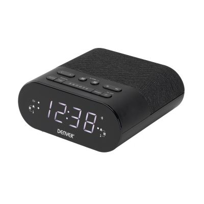 10. Denver CRQ-107 Alarm Clock Digital Alarm Clock Black