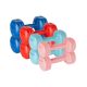 2. Bituminous dumbbell set 20kg (2x1kg + 2x2kg + 2x3kg + 2x4kg), REBEL ACTIVE