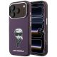 Karl Lagerfeld IML Ikonik Sketch Print MagSafe Case for iPhone 18 Pro / 17 Pro – burgundy