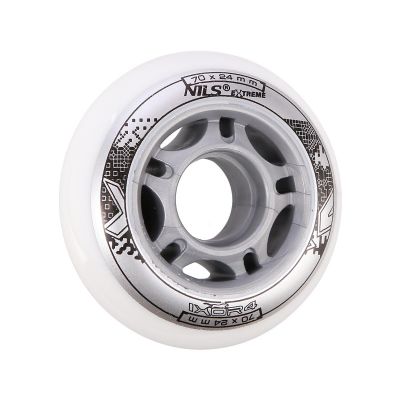 16. PU 70x24 82A WHITE WHEELS (4 pcs.) NILS EXTREME
