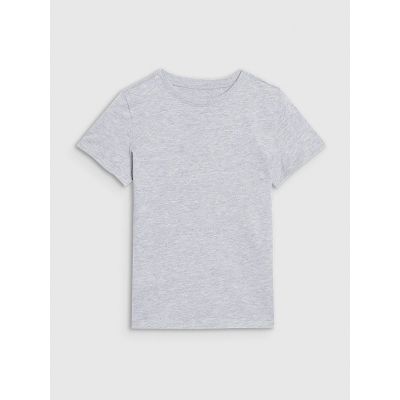 5. Regular plain girls' T-shirt 4F 4FJWSS25TTSHF2177-27M