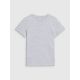 5. Regular plain girls' T-shirt 4F 4FJWSS25TTSHF2177-27M