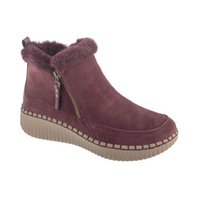 Skechers Wilshire Blvd - Fresh Zip 168108-WINE Burgundy, Size 36