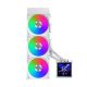 Lian Li HydroShift II LCD-S 360 CL Processor Liquid Cooling Kit 12cm White 1 pc.