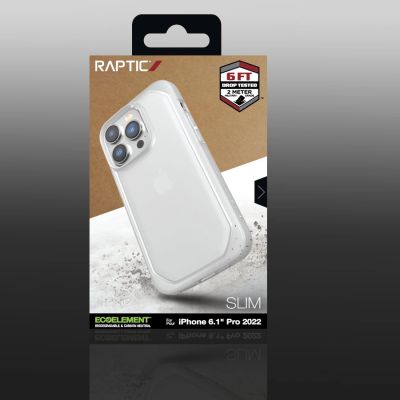 5. Raptic X-Doria Slim Case iPhone 14 Pro back cover clear