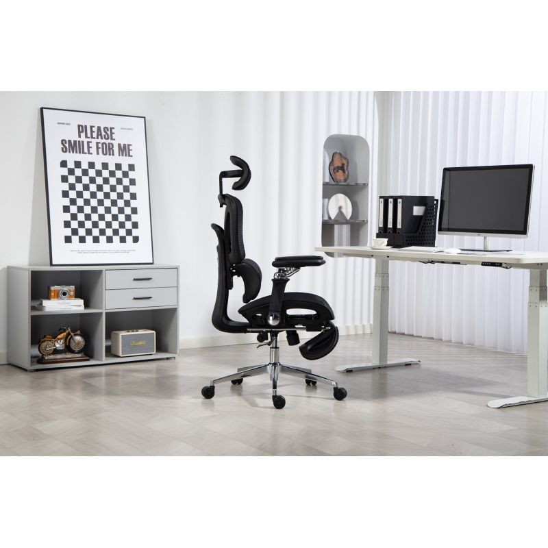 90. Activejet ergonomic office chair YK848, black