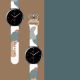 3. Strap Moro for Samsung Galaxy Watch 40 / 41 / 42 / 43 / 44 mm silicone bracelet watch band - pattern 2
