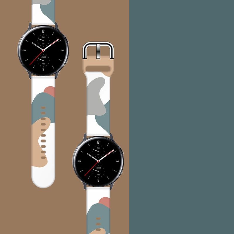 3. Strap Moro for Samsung Galaxy Watch 40 / 41 / 42 / 43 / 44 mm silicone bracelet watch band - pattern 2
