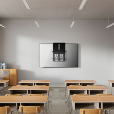 9. TV wall mount 60"-100"/1TFT up-down 1Articulated 90 kg in retail