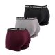 3. Le Coq Sportif Men's Boxer Briefs 3-Pack Black Gray Burgundy