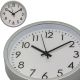 6. PP WALL CLOCK 20CM SILVER