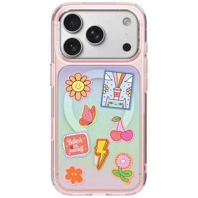2. Uniq Coehl Estelle Magnetic Charging Case for iPhone 18 Pro Max / 17 Pro Max - Pink