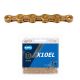 KMC Chain X10 EL 114 links gold BOX