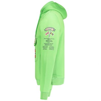 3. Geographical Norway Gymclass 054 Pop M sweatshirt WW4181H/GN-Flashy green