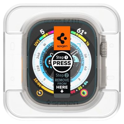 2. Spigen Glas.tR EZ Fit tempered glass for Apple Watch Ultra / Ultra 2 (49 mm) - 2 pcs.