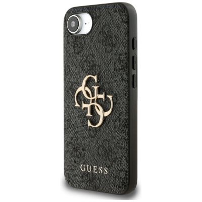 2. Guess 4G Big Logo Case for iPhone 16e - Black