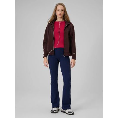 3. Women's long sleeve slim ribbed knit 4F 4FRAW25TLONF656-53S