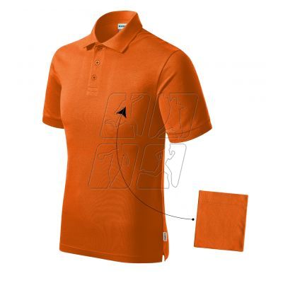 2. Men's Resist Heavy Polo Shirt (Orange 11 (brand label))