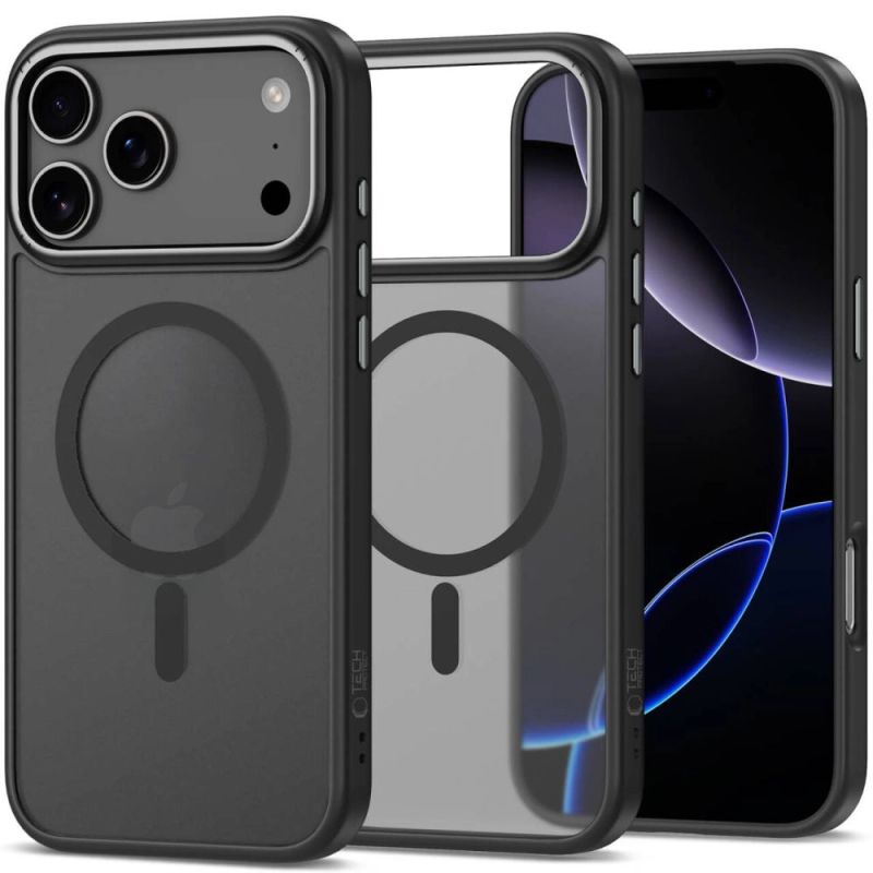 Tech-Protect CamEdge MagSafe Case for iPhone 17 Pro - Clear Matte