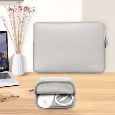 6. Tech-Protect Neoslim 15-16" Laptop Bag - Gray