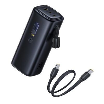 4. Baseus EnerGeek GX11 MiFi 20000mAh 67W Power Bank with Wi-Fi Function - Black