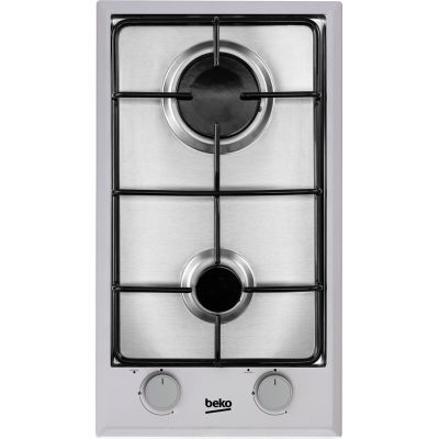 2. Beko HDCG 32220 SX gas hob (2 cooking zones; stainless steel color)