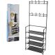 EXCELLENT HOUSEWARE SINGLE CLOTHES HANGER AND 4 SHELVES