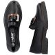 11. Women's black lords shoes Rieker 45553-00