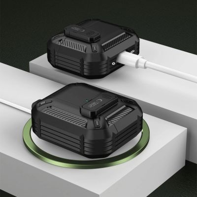 2. Tech-Protect Carbonox Case for AirPods 4 - Black