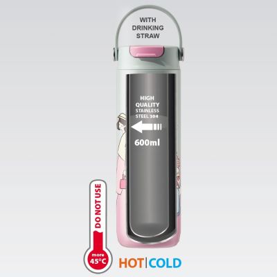 5. 600 ml Thermal Cup for Children, "GIRLS", MR-1644-C-NEW MAESTRO