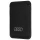 2. Audi Synthetic Leather magnetic wallet compatible with MagSafe - black