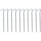 14. TENT PEGS 17CM SET 10 PCS METAL REDCLIFFS