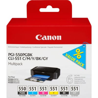 2. Canon PGI-550/CLI-551 / 6496B005 Multipack