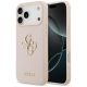 Guess Grained Big 4G & Classic Logo Case for iPhone 17 Pro Max - Pink