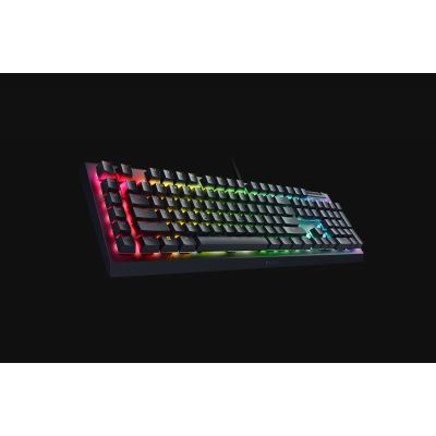 6. Razer BlackWidow V4 X. Tastatur Formfaktor: Volle Größe (100%), Geräteschnittstelle: USB, Tastatur-Switch: Mechanischer Switch. Type of Hintergrundbeleuchtung: RGB-LED. Empfohlene Nutzung: Gaming. Product paint: Schwarz