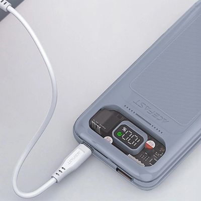7. Acefast powerbank 10000mAh Sparkling Series fast charging 30W gray (M1)